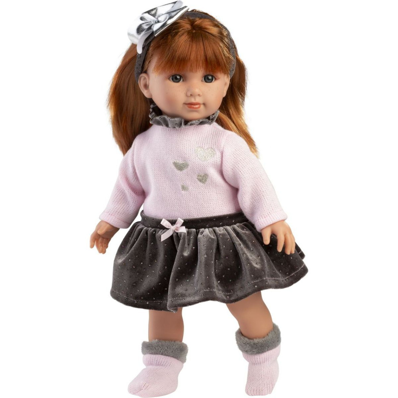 Llorens 53551 NICOLE realistická s měkkým látkovým tělem 35 cm
