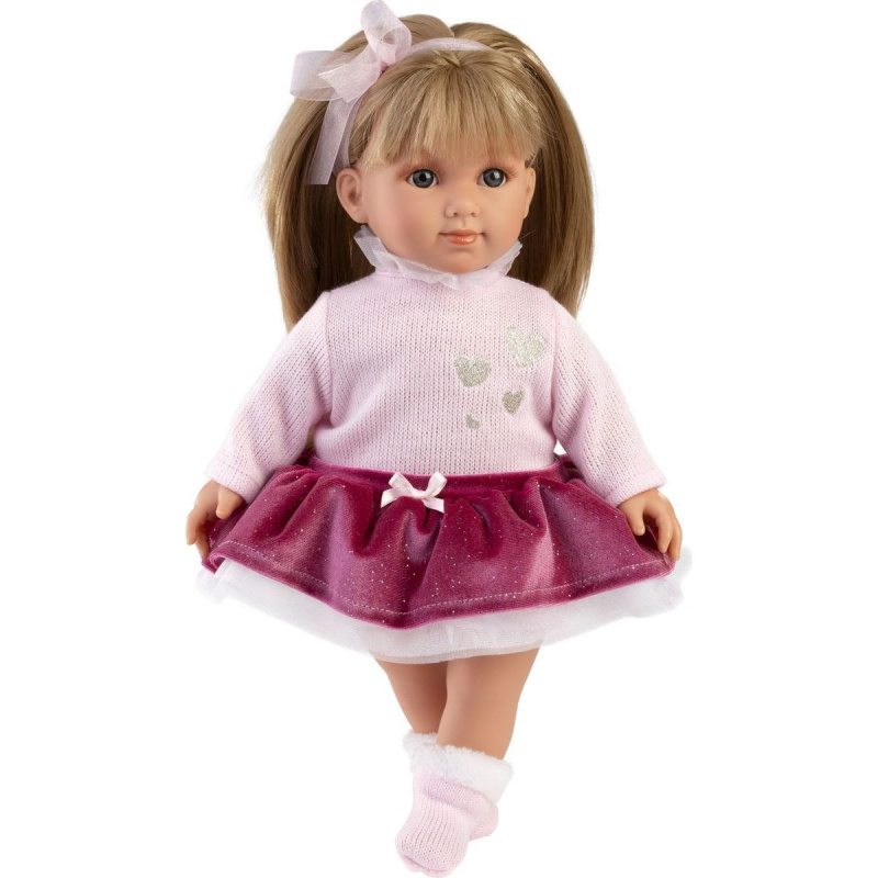 Llorens 53552 ELENA realistická s měkkým látkovým tělem 35 cm