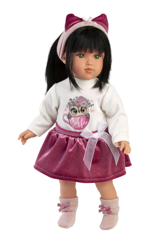 Llorens 54048 GRETA realistická s měkkým látkovým tělem 40 cm