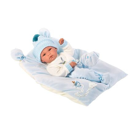 Llorens New Born chlapeček na dečce 35 cm