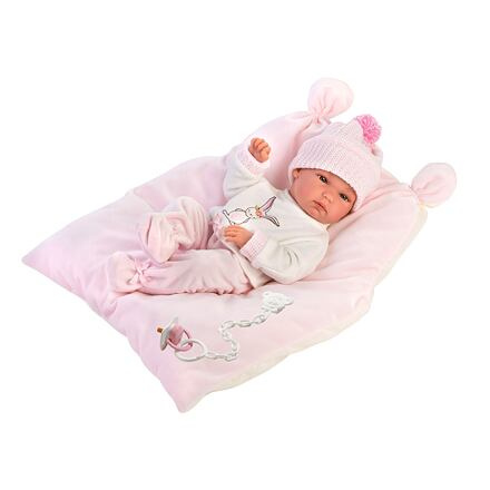 Llorens New Born holčička na dečce 35 cm