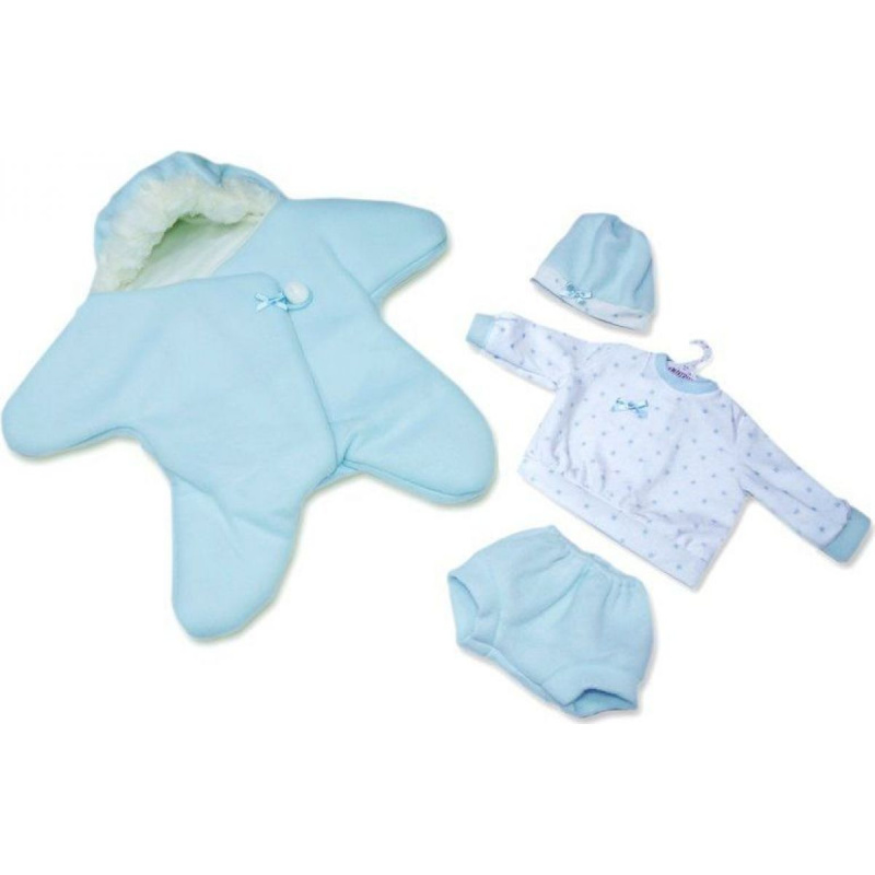 Llorens M740-37 obleček pro panenku miminko NEW BORN velikosti 40-42 cm