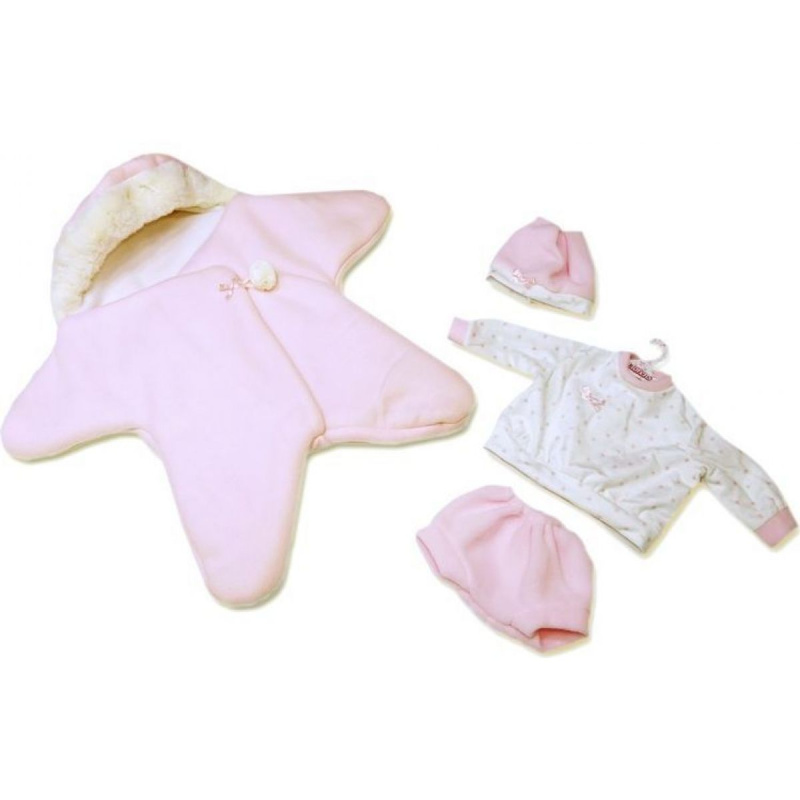 Llorens M740-38 obleček pro panenku miminko NEW BORN velikosti 40-42 cm