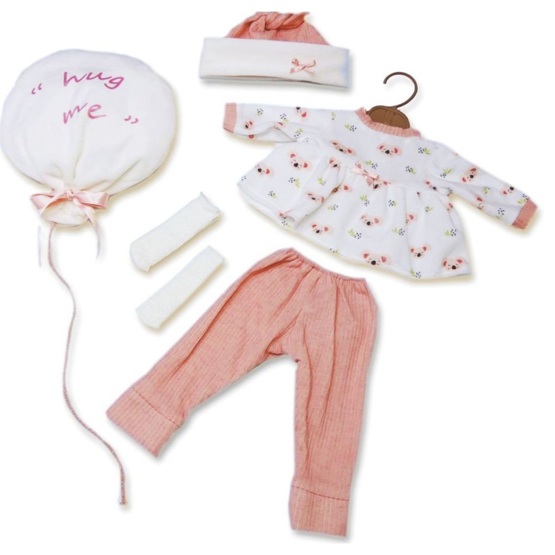 Llorens M740-96 obleček pro panenku miminko NEW BORN velikosti 40-42 cm