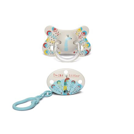 Suavinex ŠIDÍTKO FUSION fyziologické SILIKON 4-18 m + KLIP - PÁV