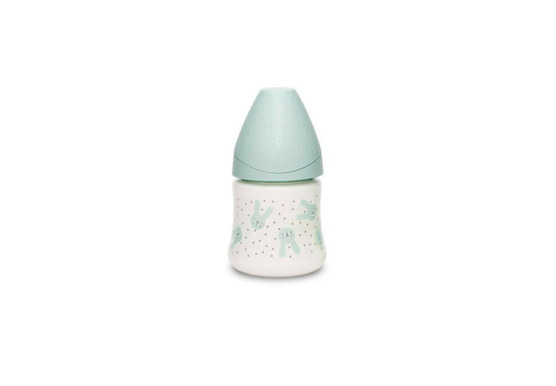 Suavinex PREMIUM LÁHEV 150 ml P. PRŮTOK KRÁLÍK - ZELENÁ