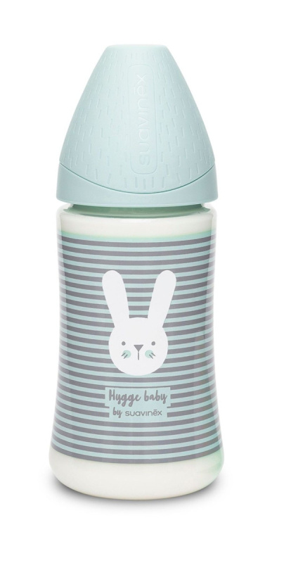 Suavinex PREMIUM LÁHEV 270 ml 3P HYGGE PROUŽKY - ZELENÁ