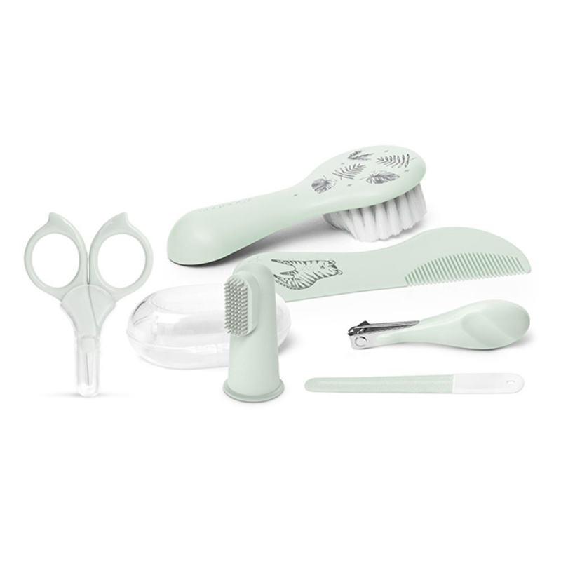 Suavinex Tigers Baby Care Essentials Set sada k péči o dítě Green 1 ks