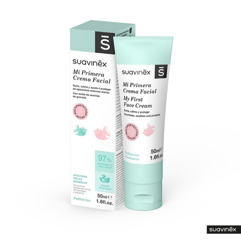 Suavinex Baby My First Face Cream hydratační krém na obličej pro miminka 50 ml