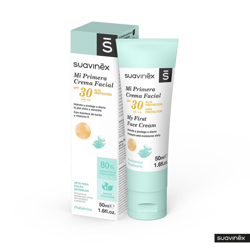 Suavinex Baby My First Face Cream SPF 30 krém na obličej SPF 30 50 ml