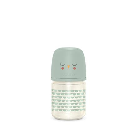 SUAVINEX | Láhev sklo BONHOMIA 120 ml fyziologická SX PRO +0 SF - zelená