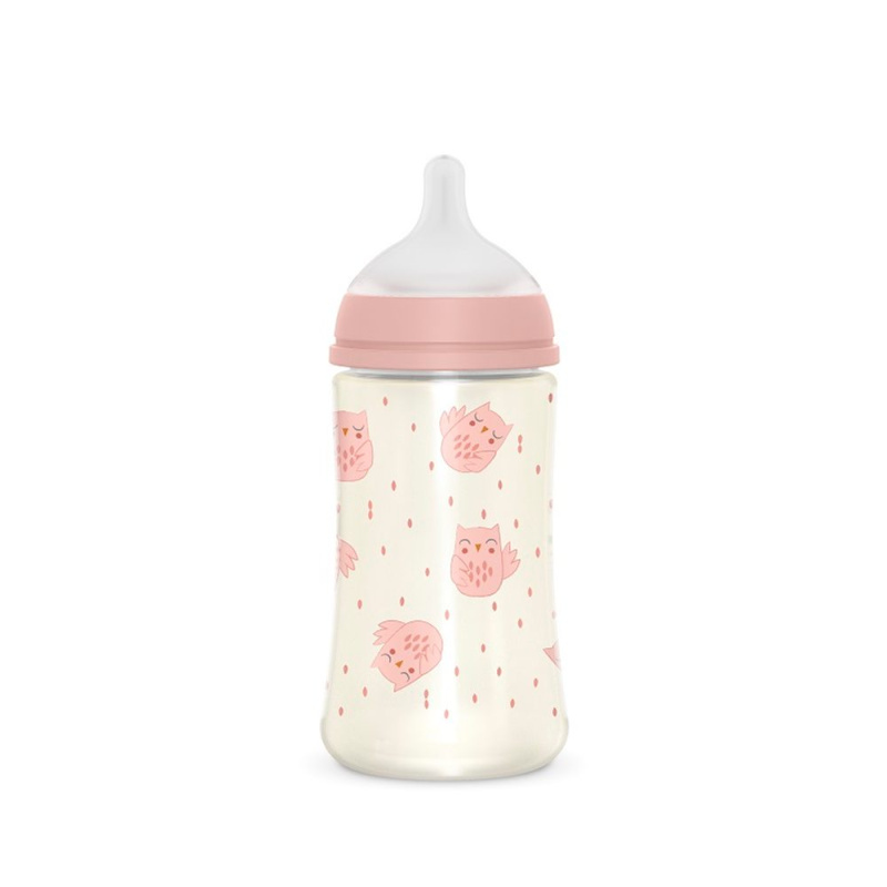 SUAVINEX | LÁHEV BONHOMIA 270 ml fyziologická SX PRO +3 MF - růžová