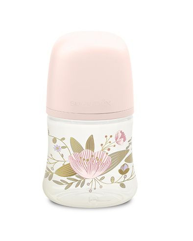 Suavinex Gold Premium SX Pro Physiological kojenecká láhev S Slow Flow 0 m+ Pink 150 ml