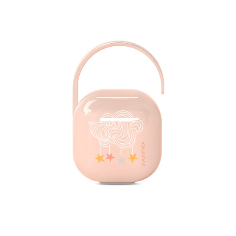 Suavinex Dreams Pacifier Box krabička na dudlík Pink 1 ks