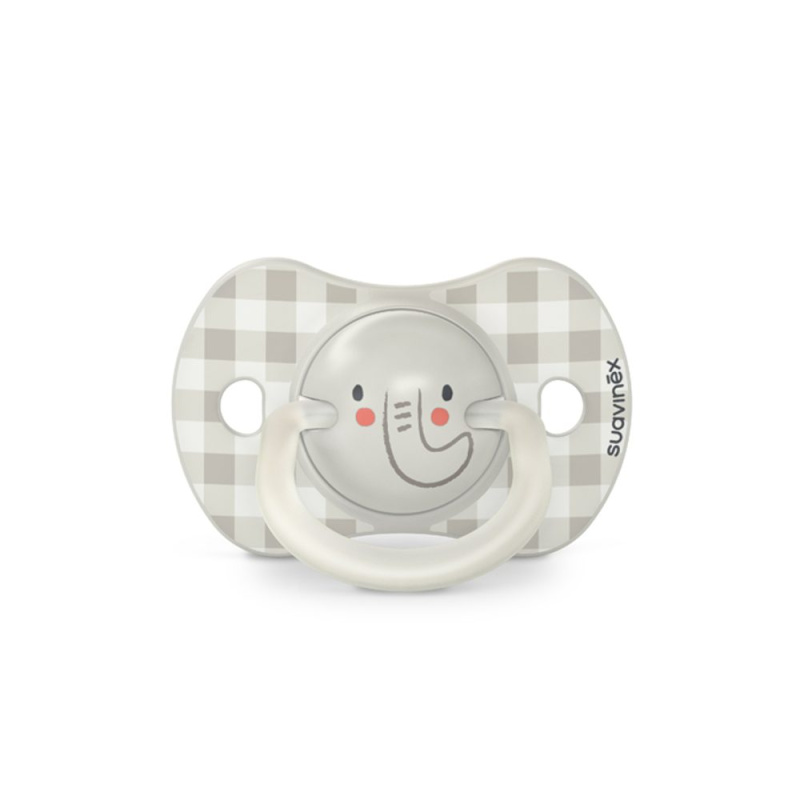 Suavinex Night & Day Physiological 6-18 m dudlík Grey Elephant 2 ks