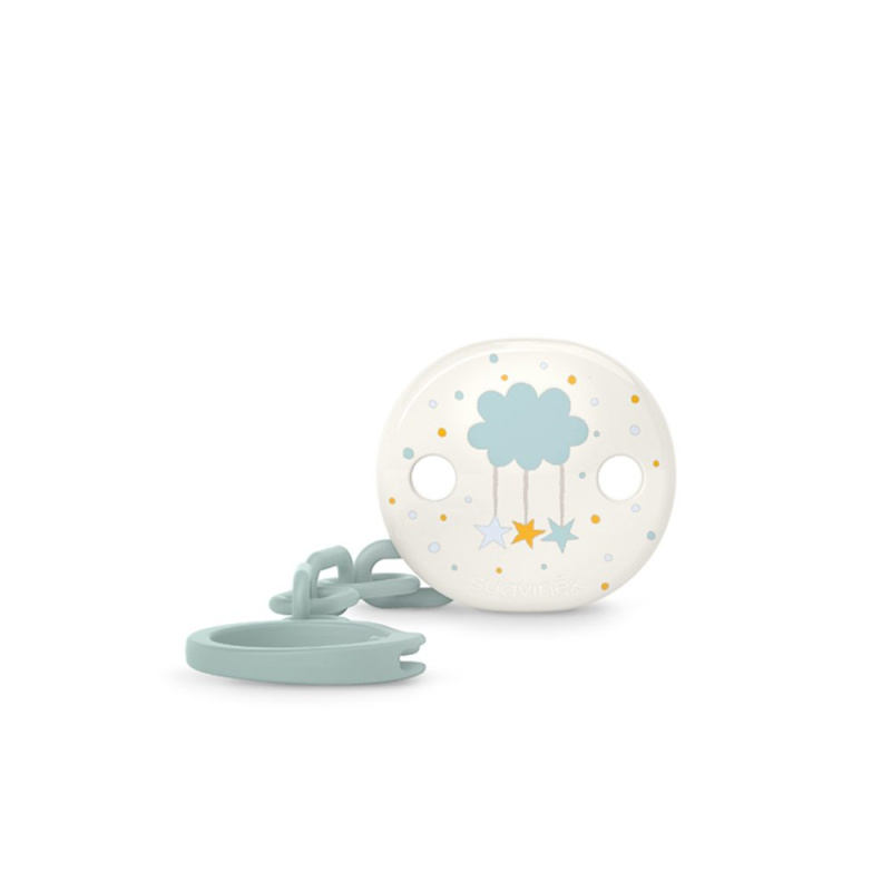Suavinex Dreams Soother Clip klip na dudlík Blue 1 ks