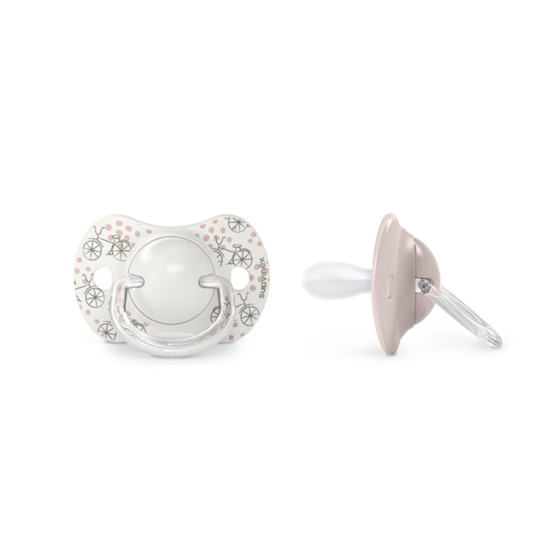 Suavinex Walk 0-6 m dudlík Pink 2 ks