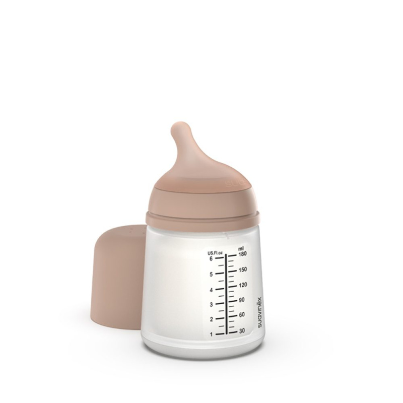 Suavinex Zero Zero Antikoliková láhev Medium průtok S 0m+ 180 ml 1 ks