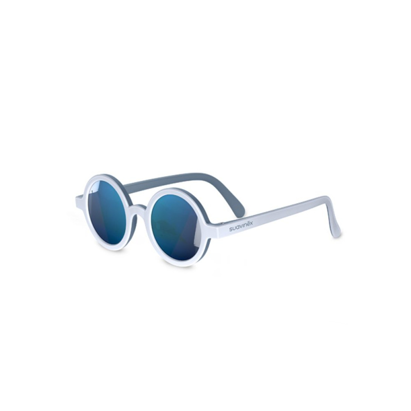 Suavinex Polarized Sunglasses 0-12 m Round sluneční brýle Blue 1 ks