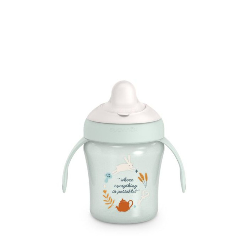 Suavinex Wonderland Learning Cup tréninkový hrnek Green 200 ml