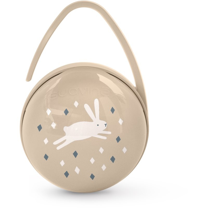 Suavinex Wonderland Duo Soother Case krabička na dudlík Brown 1 ks