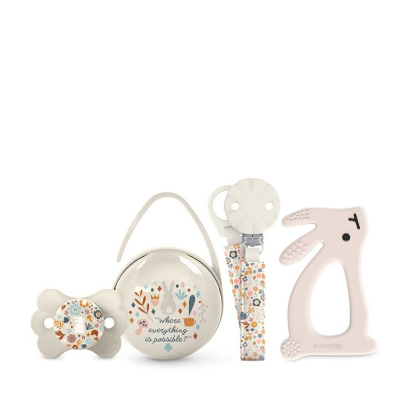 Suavinex Wonderland Gift Set 0-6 m Cream dárková sada pro miminka