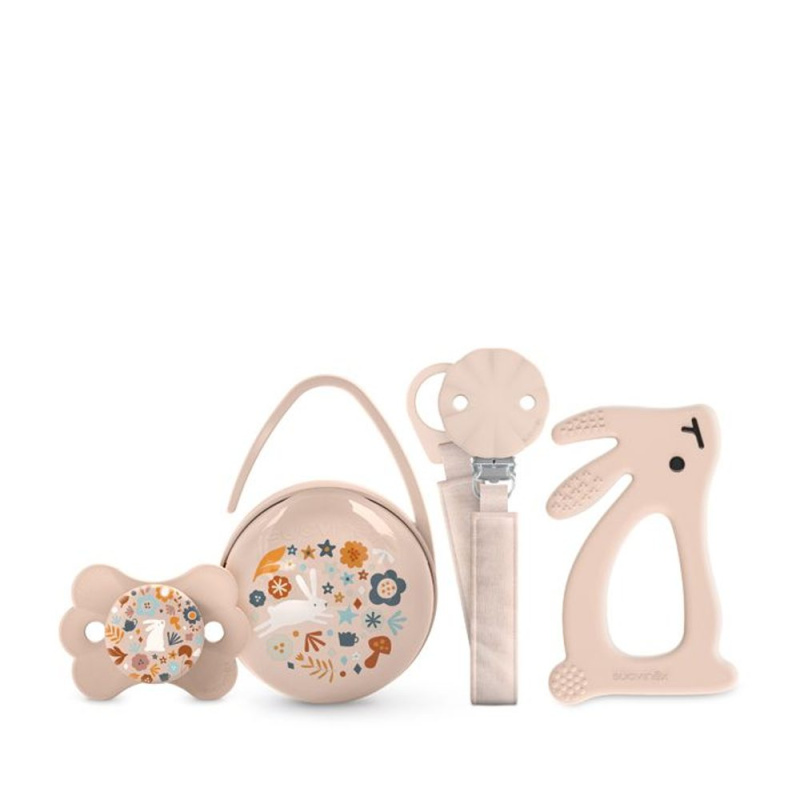 Suavinex Wonderland Gift Set 0-6 m Pink dárková sada pro miminka