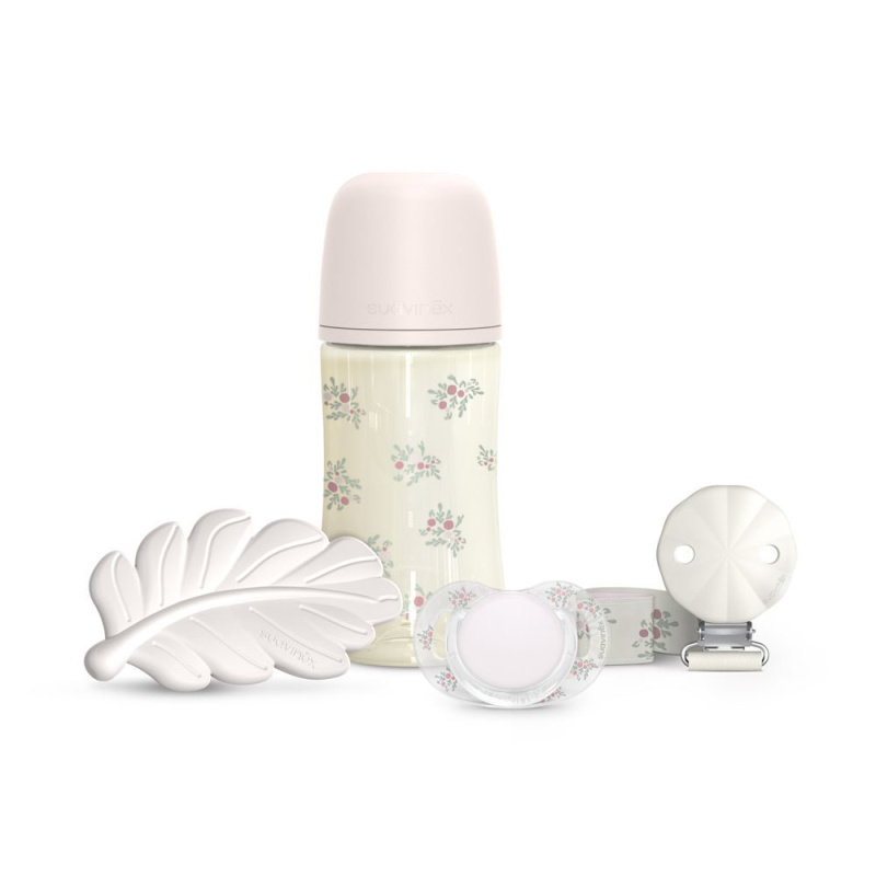 Suavinex Poetry Baby Set Pink dárková sada pro miminka