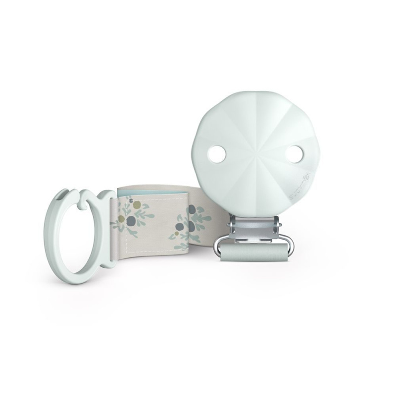 Suavinex Poetry Soother Ribbon Clip klip na dudlík Blue 1 ks
