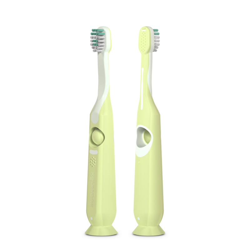 Suavinex Kids Dětský kartáček na zoubky 1 ks zelený