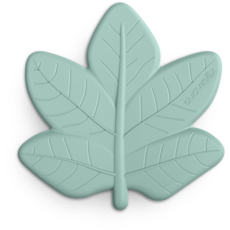 Suavinex Poetry Forest Leaf Teether kousátko 0 m+ Green 1 ks