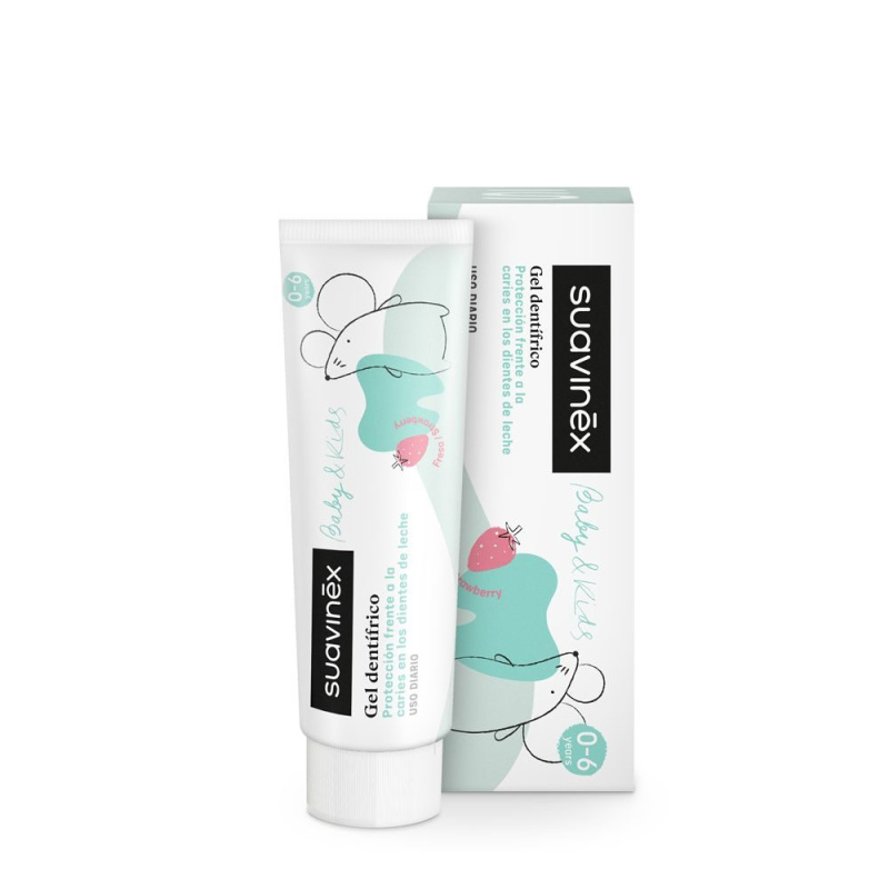 Suavinex Dětská zubní pasta s jahodovou příchutí 50 ml