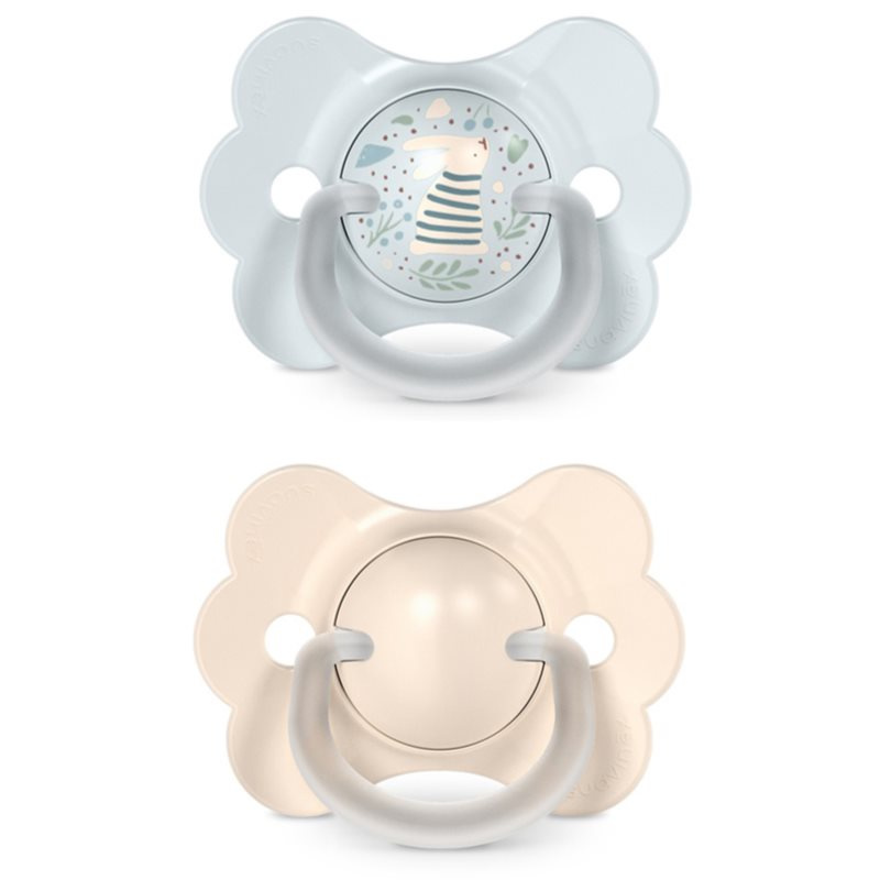 Suavinex Butterfly Wonderland SX Pro Physiological 0-6 m dudlík Blue+Cream 2 ks