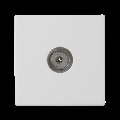 Modul SIMON K120A/9, K45, TV (samec), šroubové svorky, 45 x 45 mm, bílá