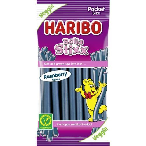Haribo balla stixx raspberry 80g