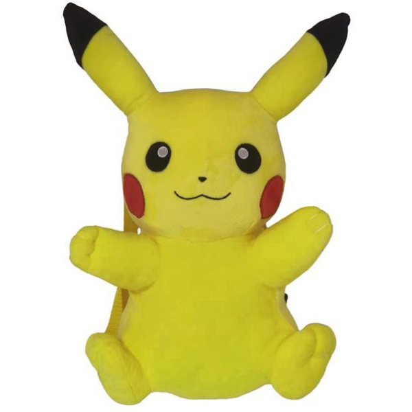 Detský batoh Pokémon - Pikachu (plyšový)