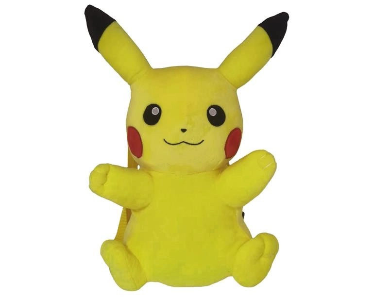 Detský batoh Pokémon - Pikachu (plyšový)