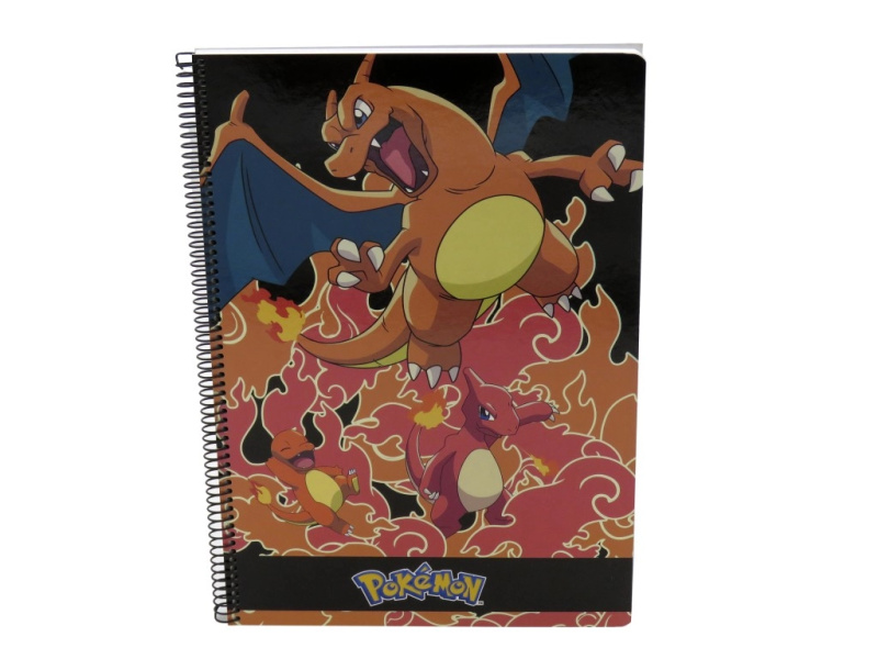 Pokémon A4 blok krúžkový Charmander