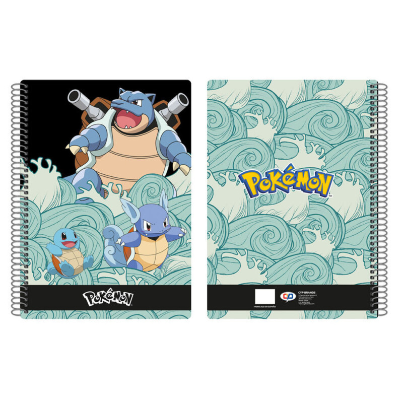 Pokémon A4 blok kroužkový - Squirtle