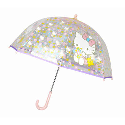 Hello Kitty transparentní deštník