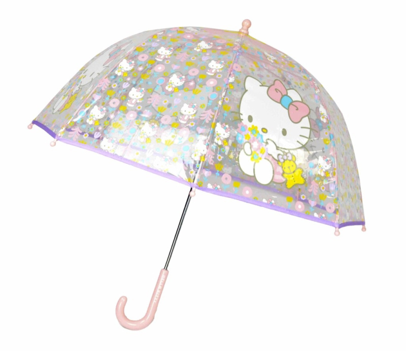 Hello Kitty transparentní deštník