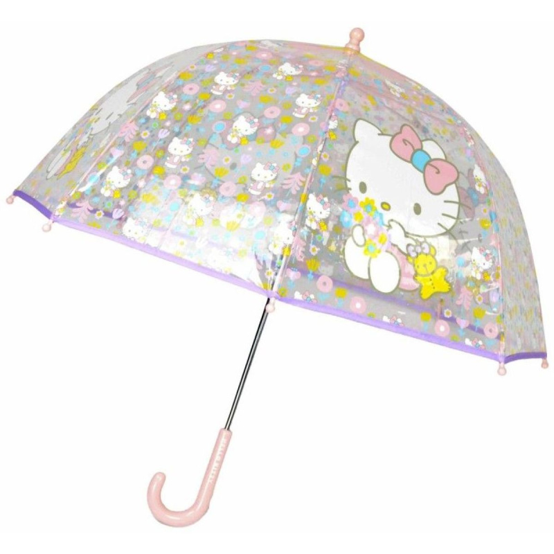 Hello Kitty transparentní deštník