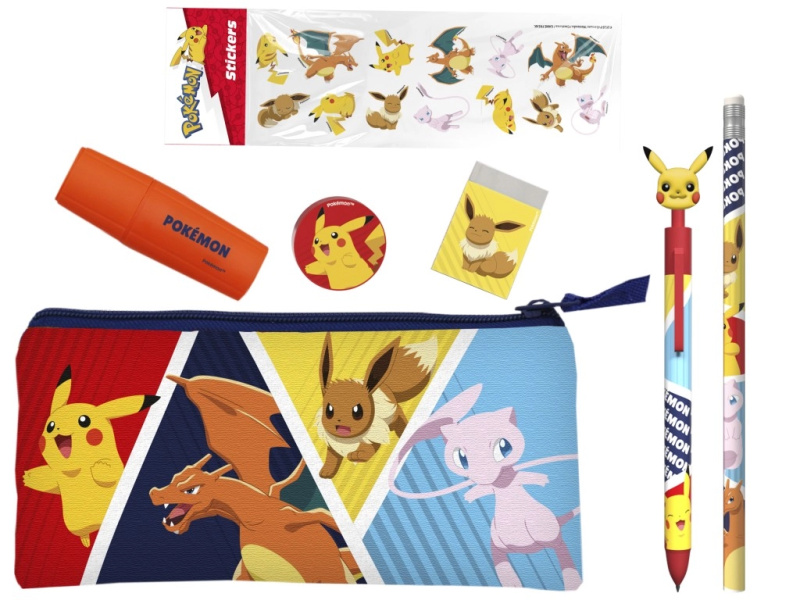 Školní sada Pokémon se samolepkami