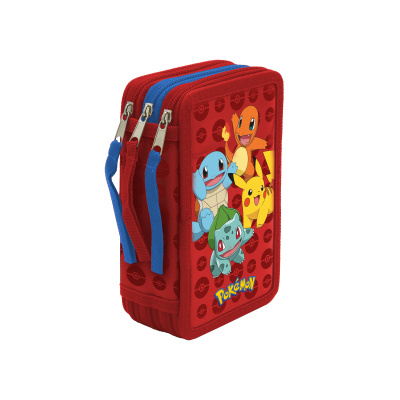 CyP Brands Pokémon Třípatrový penál naplněný