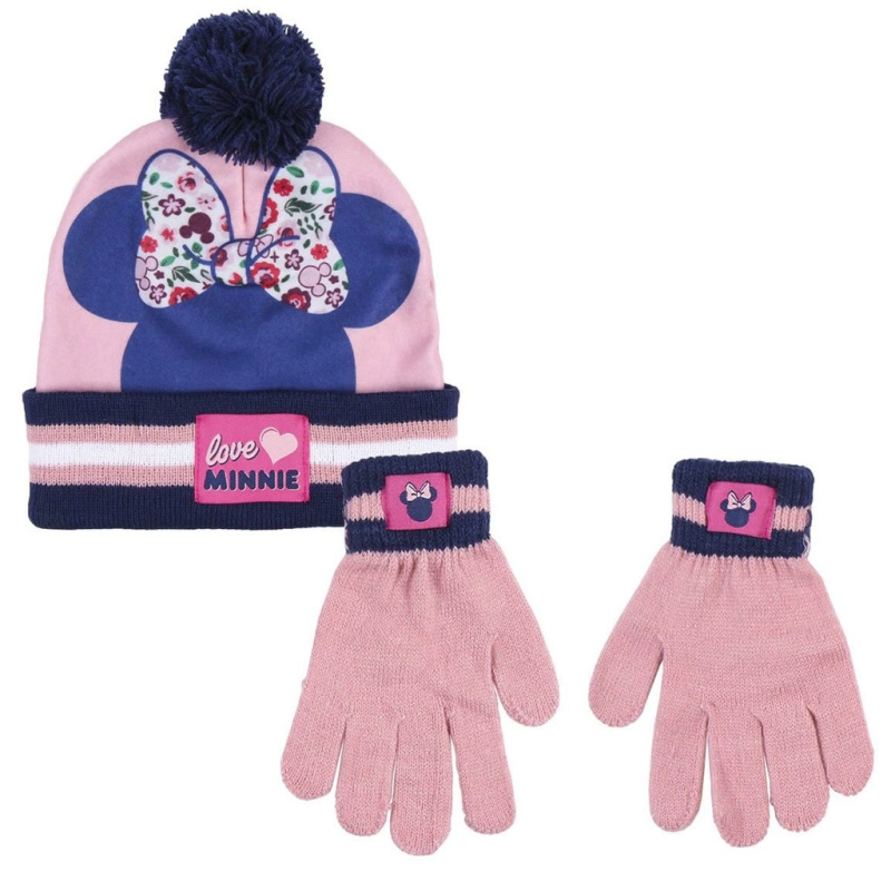 Sada čepice rukavice Minnie