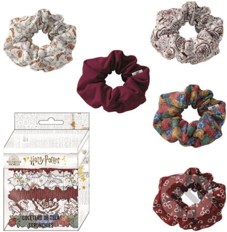 Harry Potter Hair Accessories Scrunchies gumička do vlasů 5 ks