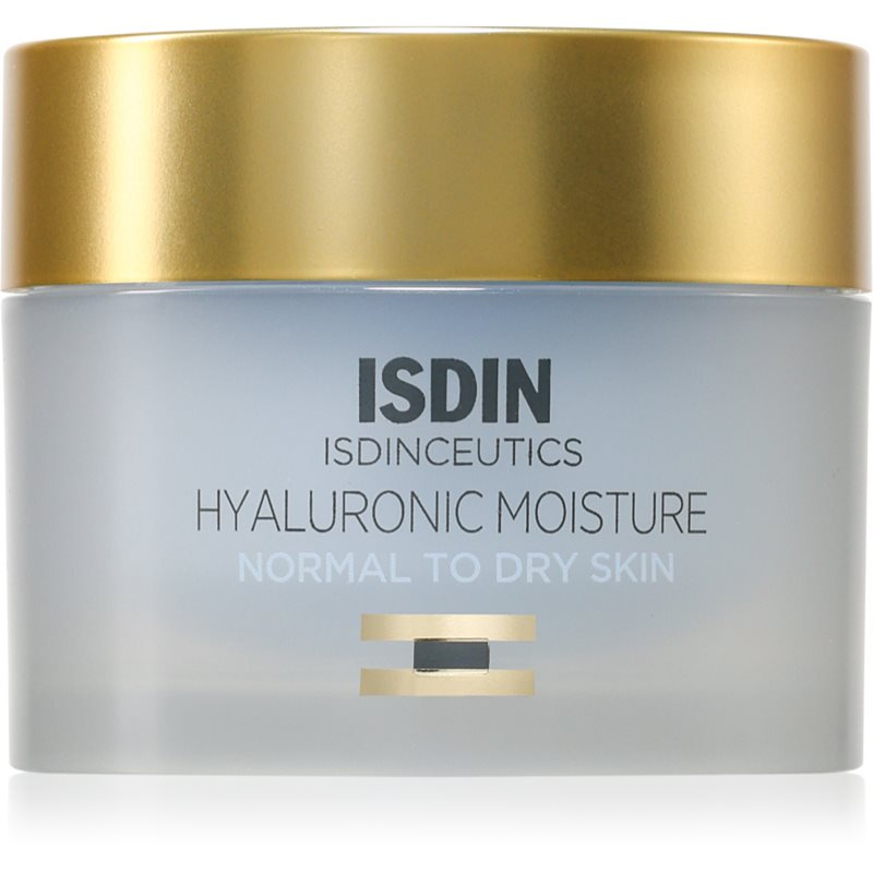 ISDIN Isdinceutics Hyaluronic Moisture Normal To Dry Skin Ceram denní krém pro normální a suchou pleť plnitelný 50 g