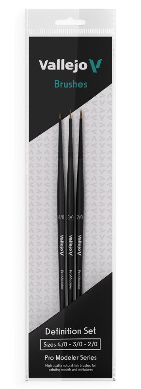 Vallejo: Pro Modeler - Definition Brush Set