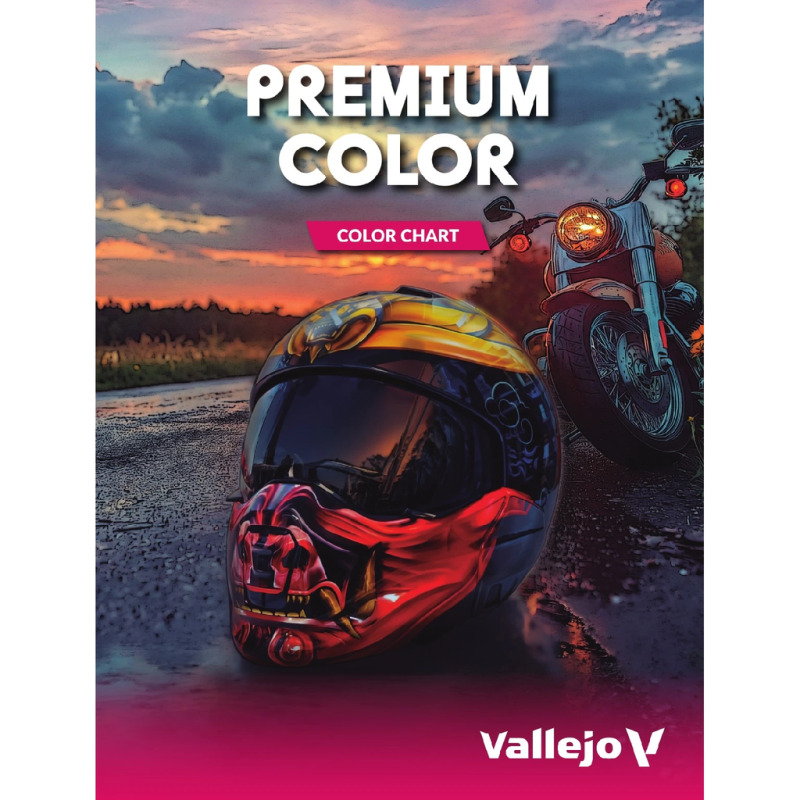 Vzorník barev Vallejo CC332: Premium Color