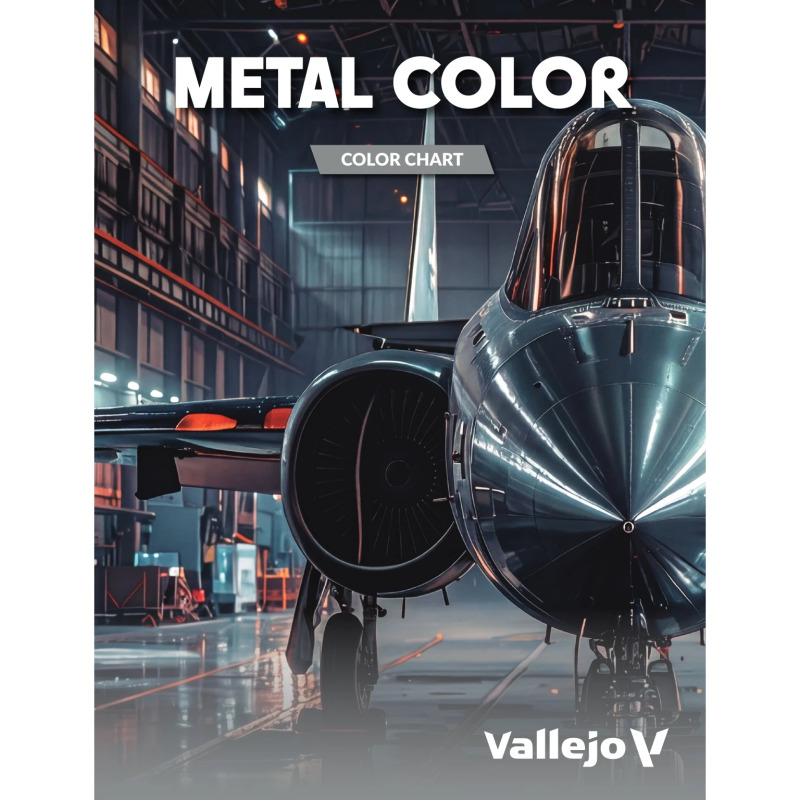 Vzorník barev Vallejo CC335: Metal Color